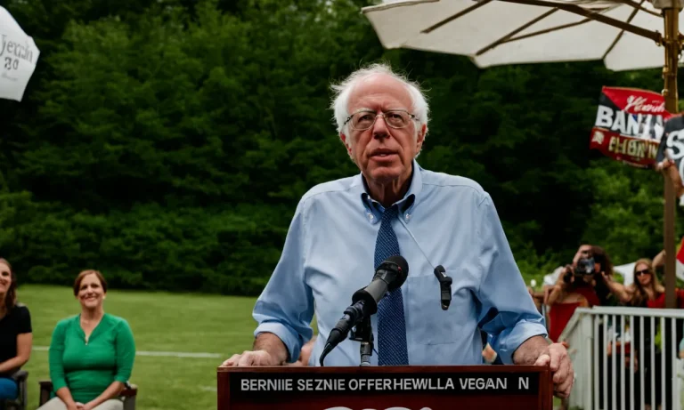 Is Bernie Sanders Vegan? Examining The Senator’S Diet And Animal Advocacy