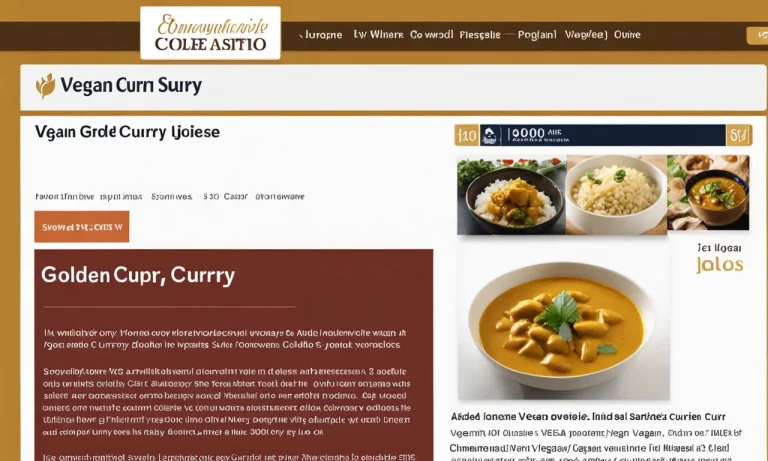 Is Golden Curry Vegan? Examining The Ingredients