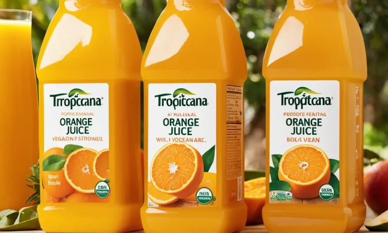 Is Tropicana Orange Juice Vegan? Examining Ingredients And Processing