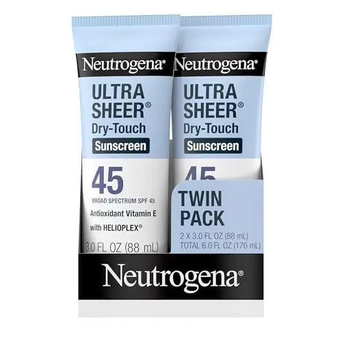 Neutrogena Ultra Sheer Dry-Touch Sunscreen travel size twin pack