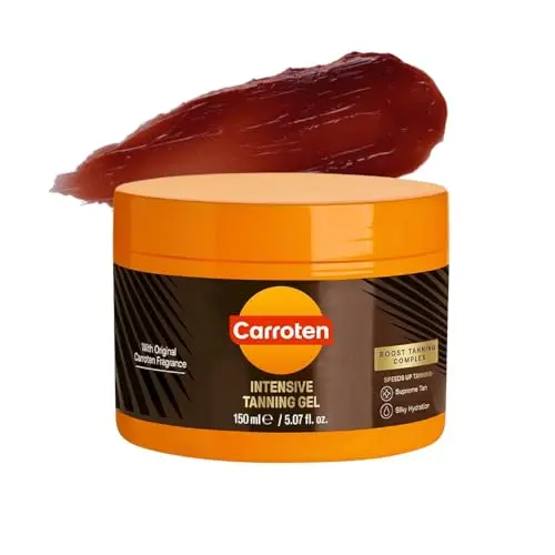 Carroten intensive tanning gel with carrot and coconut oil