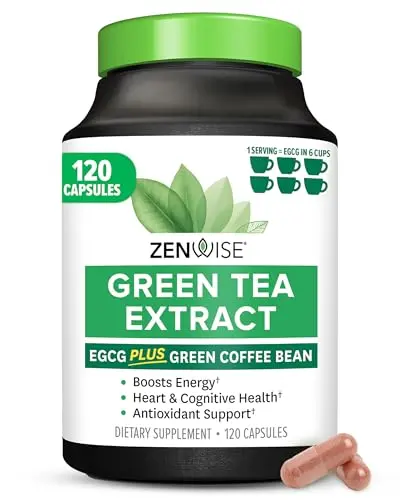 Zenwise Health Green Tea Extract Capsules bottle