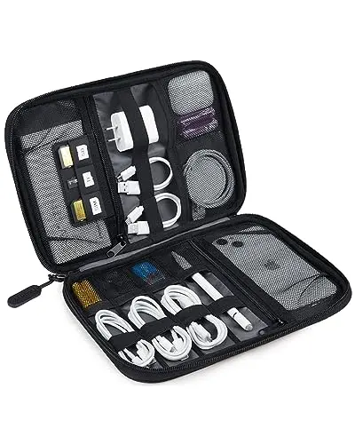 BAGSMART large electronics travel organizer with multiple pockets