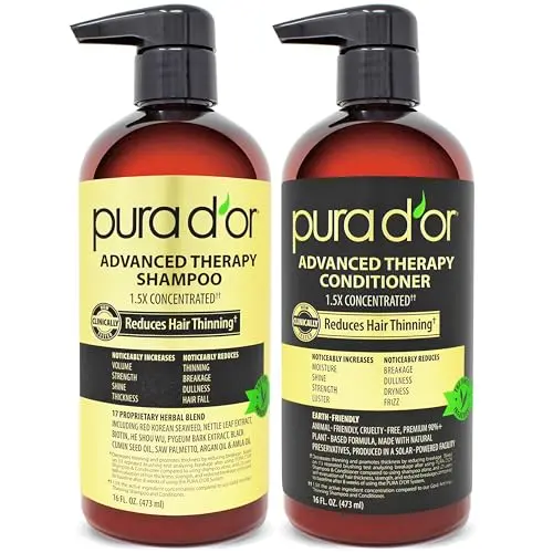 PURA D'OR Advanced Therapy Biotin Shampoo and Conditioner set