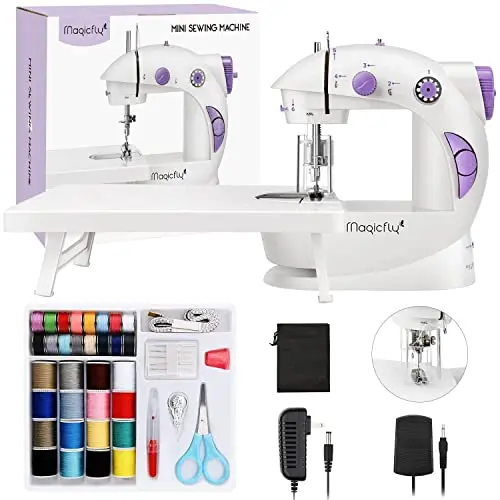 Magicfly mini sewing machine with extension table