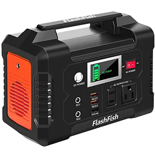 Flashfish 200W portable power station with LCD display