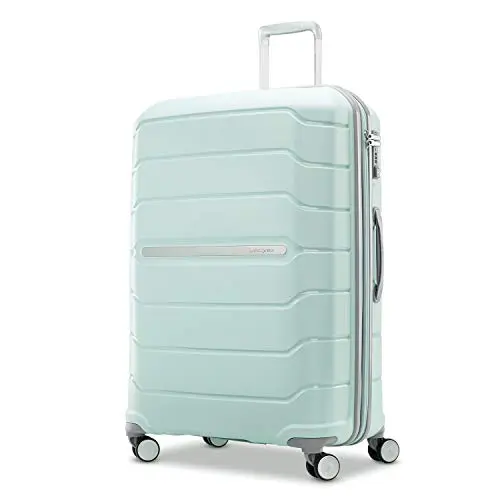 Samsonite Freeform hardside luggage in mint green