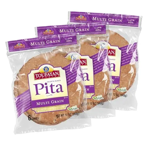Toufayan Multi Grain Pita Bread round flatbreads