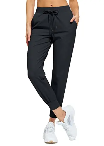 Libin women's lightweight joggers with wrinkle-free fabric for travel