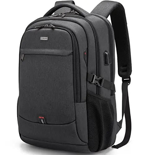 DUSLANG laptop backpack with water-resistant fabric and organizational pockets