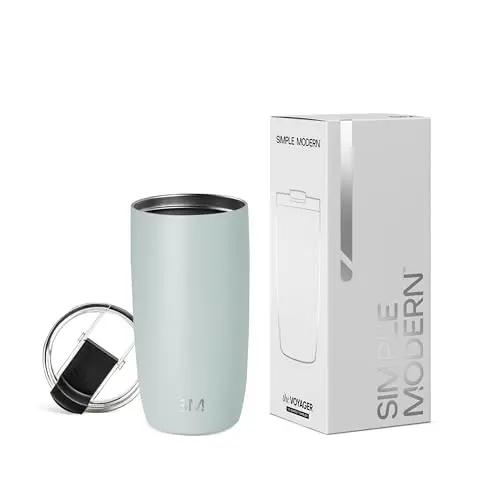 Simple Modern 16oz travel coffee mug with flip lid