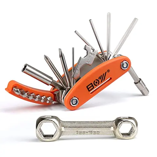 MatyKit orange multi-tool set with bone wrench and various bits
