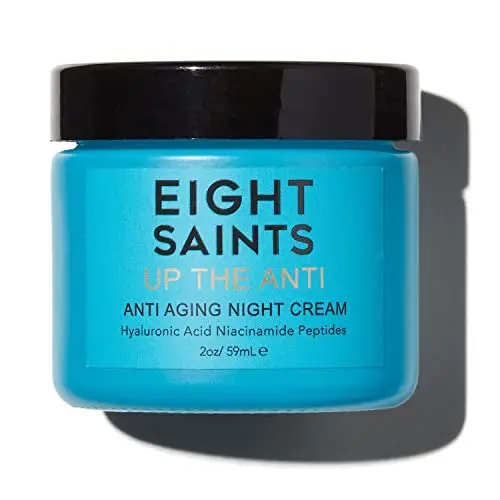 Eight Saints Up the Anti Night Cream jar