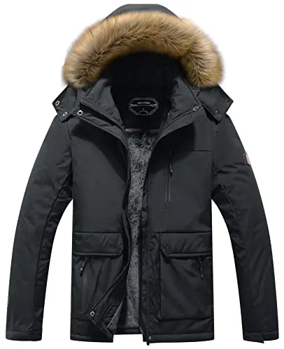 MOERDENG women's waterproof ski jacket with multiple pockets