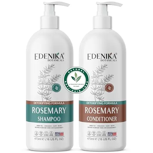 Edenika Botanicals Rosemary Shampoo and Conditioner Set