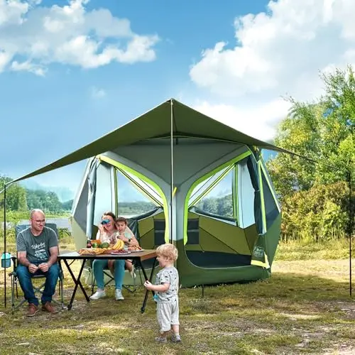 Timber Ridge 4-5 Person instant pop-up cabin tent