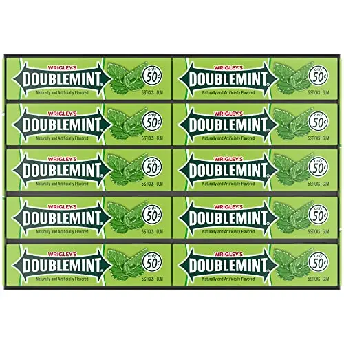 DOUBLEMINT classic mint chewing gum in bulk pack