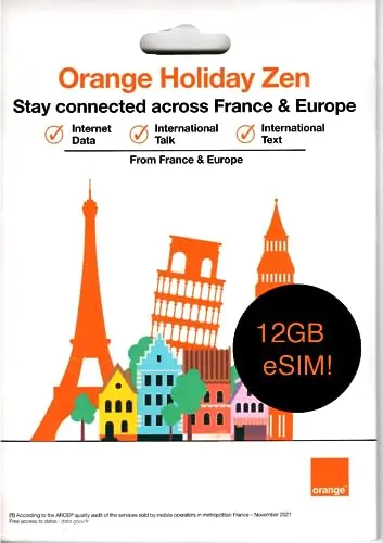 Orange Europe eSIM QR code for instant activation
