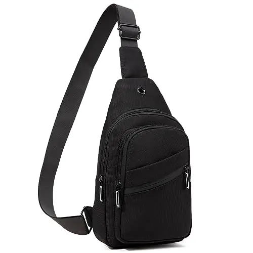 EVANCARY small sling bag with anti-theft hidden pocket