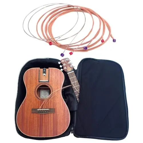 Journey Instruments Solid Mahogany travel guitar with collapsible system