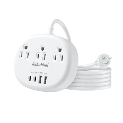 KAKAHIGH Thailand power adapter with multiple outlets and USB ports