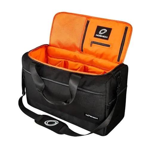 NOSMICH TSA-approved sneaker duffle bag with dividers