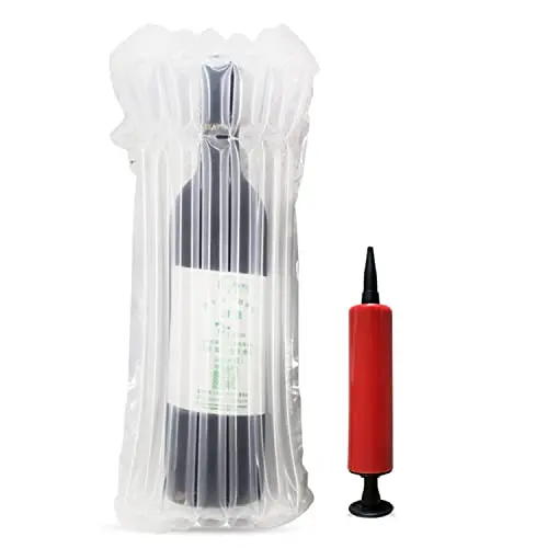 Monkkino inflatable wine bottle protector with air columns