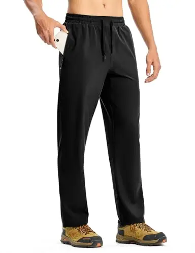 TBMPOY men's lightweight hiking pants with zipper pockets