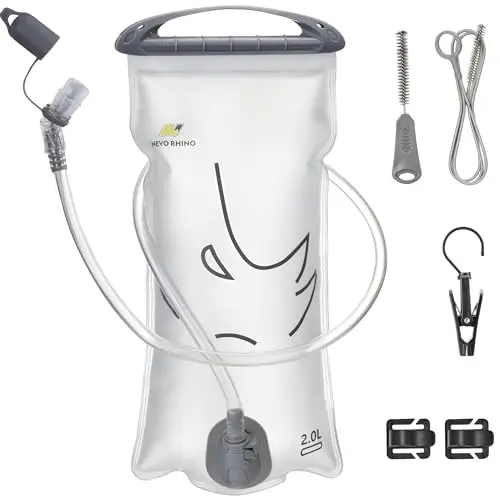 N NEVO RHINO 2L hydration bladder with included cleaning accessories
