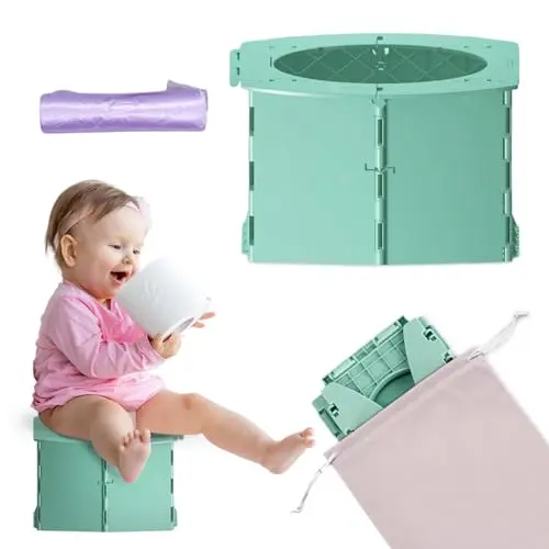 Teo portable toddler travel potty with disposable liners