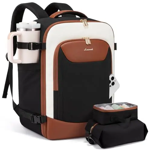 LOVEVOOK 40L travel backpack with packing cubes included