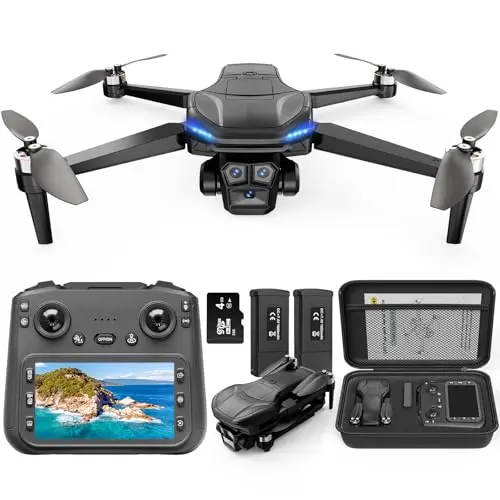 X-shop drone with built-in screen on remote controller