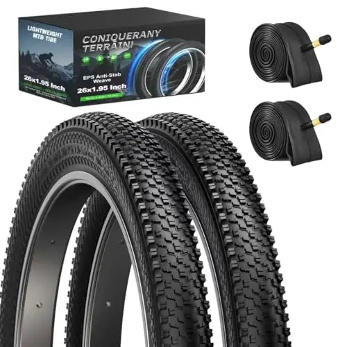 Pagpl 26x1.95 mountain bike tire set with inner tubes
