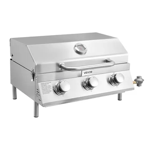 VEVOR 3-burner portable propane tabletop grill